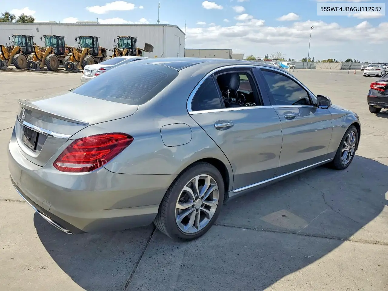 2016 MERCEDES C-KLASSE VIN 55SWF4JB6GU112957 — фото 3