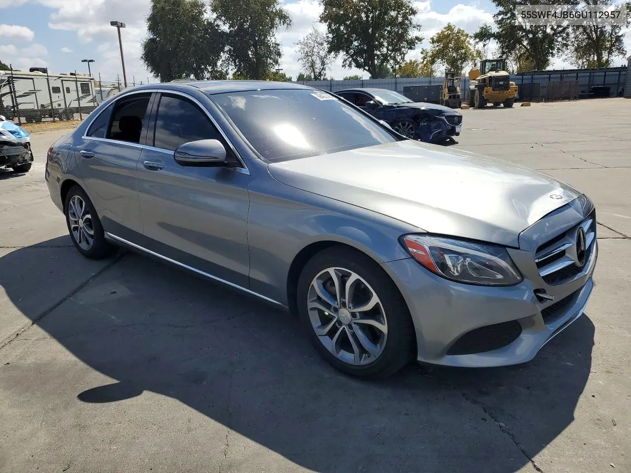 2016 MERCEDES C-KLASSE VIN 55SWF4JB6GU112957 — фото 4