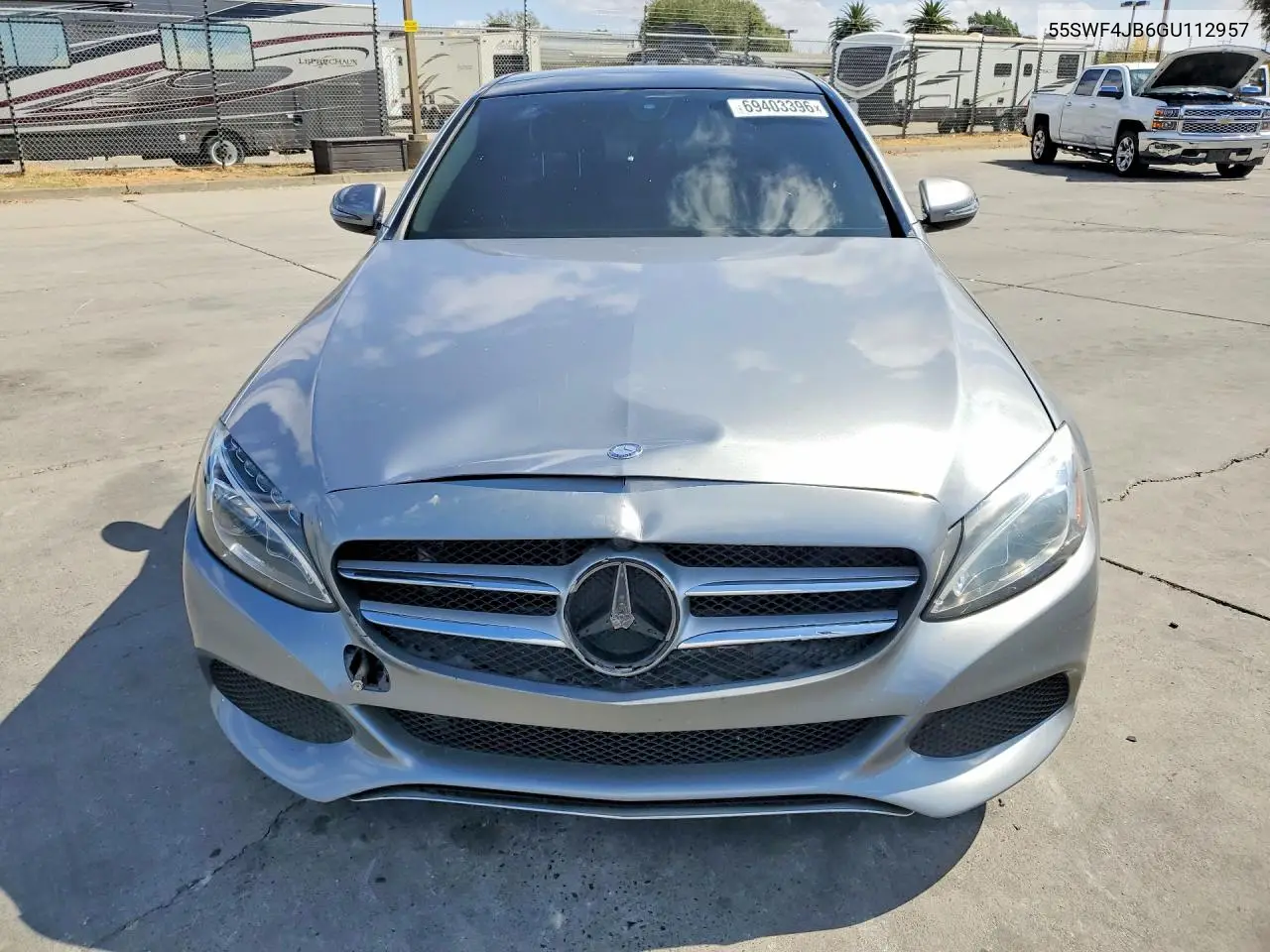 2016 MERCEDES C-KLASSE VIN 55SWF4JB6GU112957 — фото 5