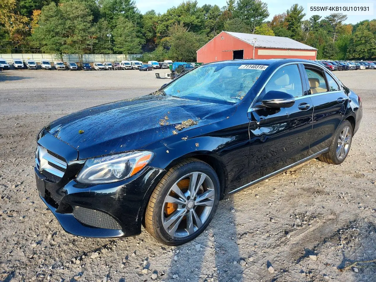 MERCEDES C-KLASSE 2016, VIN 55SWF4KB1GU101931