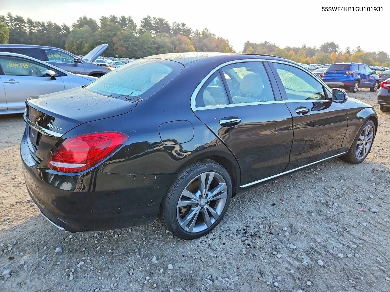 2016 MERCEDES C-KLASSE VIN 55SWF4KB1GU101931 — фото 3