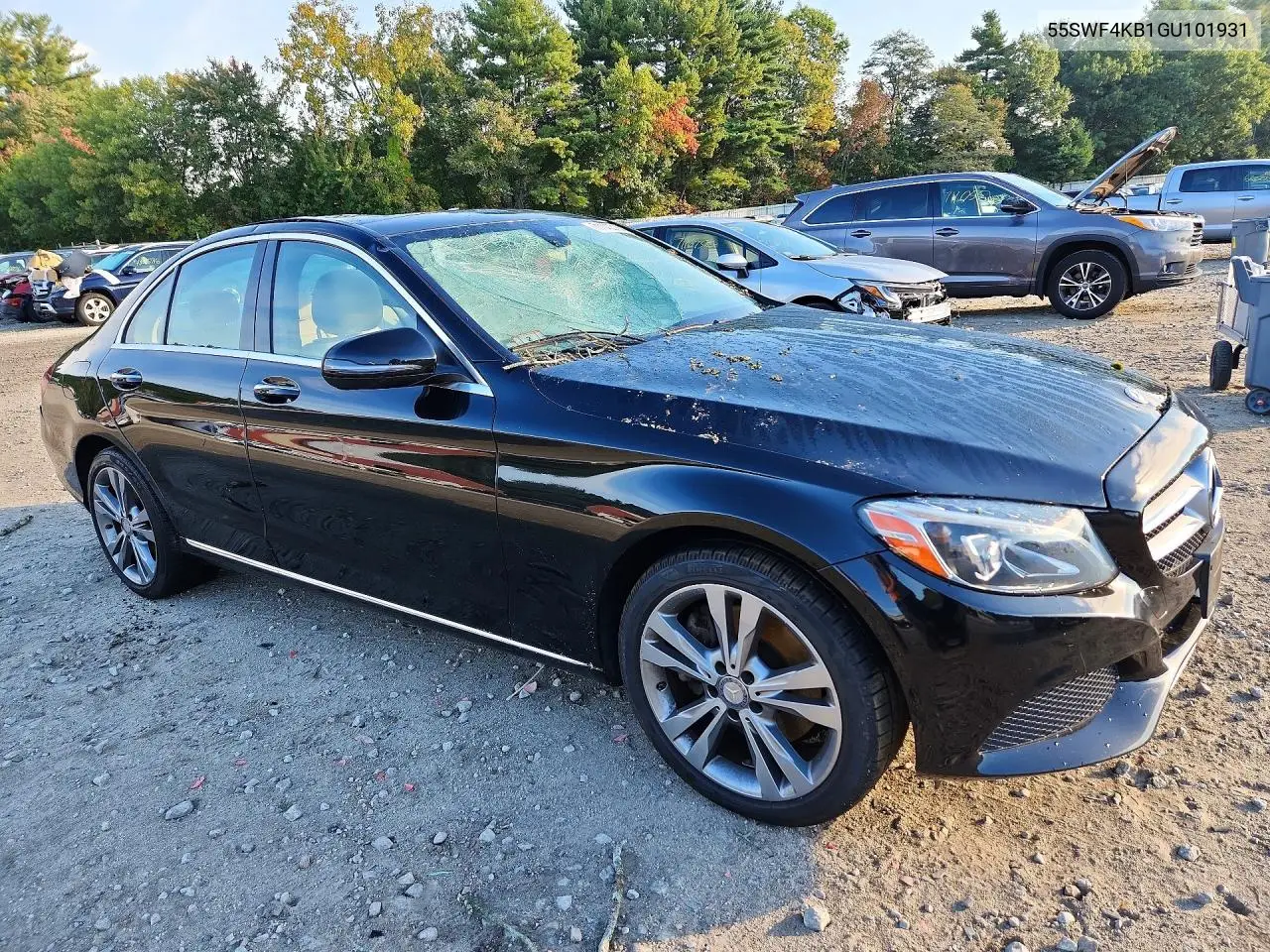 2016 MERCEDES C-KLASSE VIN 55SWF4KB1GU101931 — фото 4