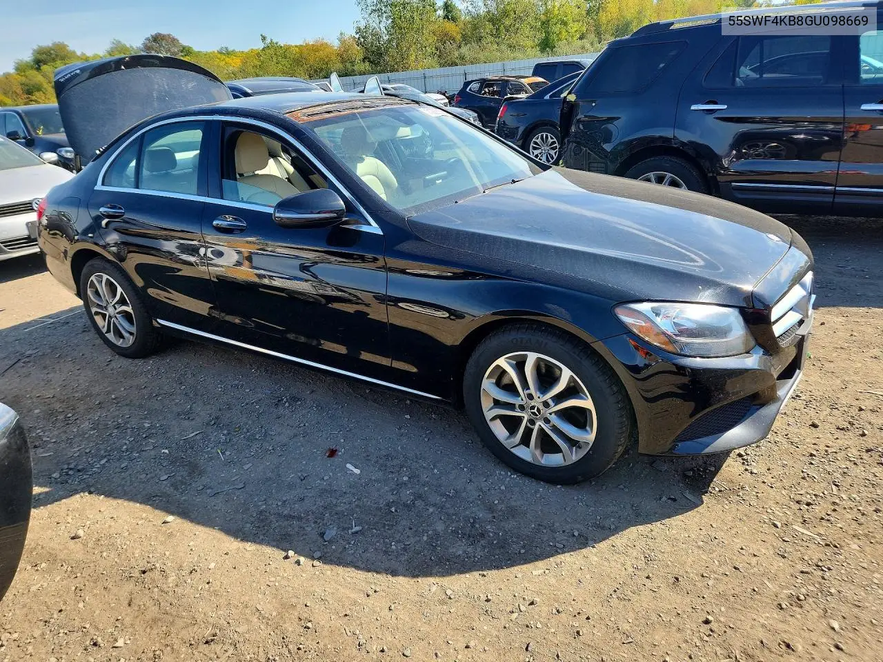 2016 MERCEDES C-KLASSE VIN 55SWF4KB8GU098669 — фото 4