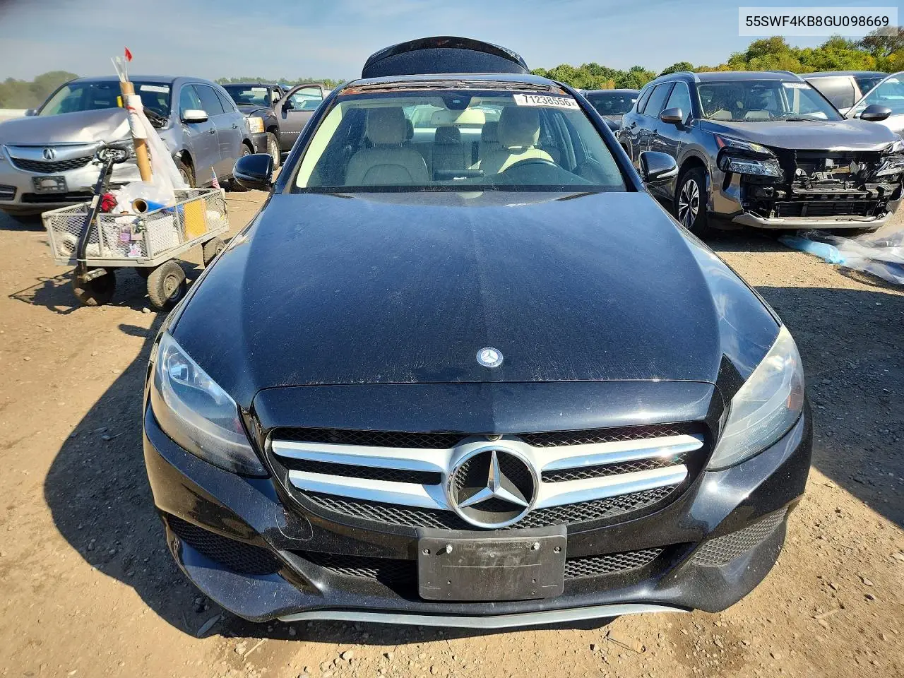 2016 MERCEDES C-KLASSE VIN 55SWF4KB8GU098669 — фото 5