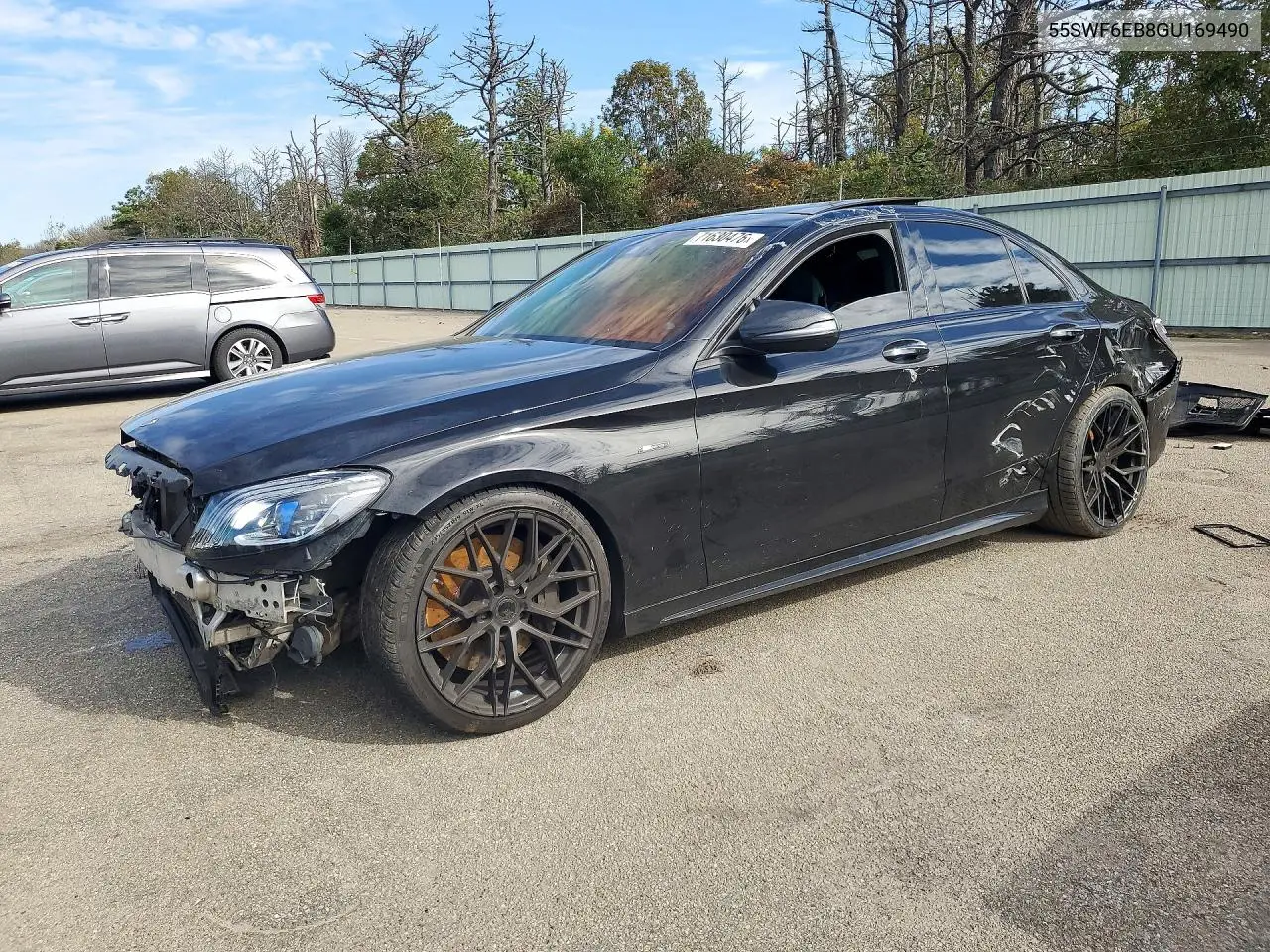MERCEDES C-KLASSE 2016, VIN 55SWF6EB8GU169490