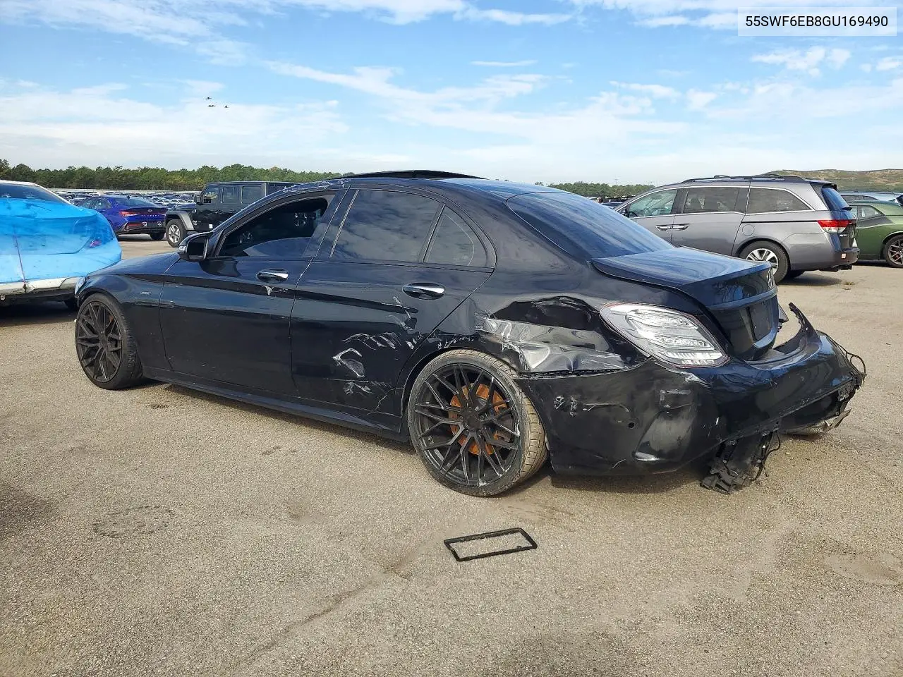 2016 MERCEDES C-KLASSE VIN 55SWF6EB8GU169490 — фото 2
