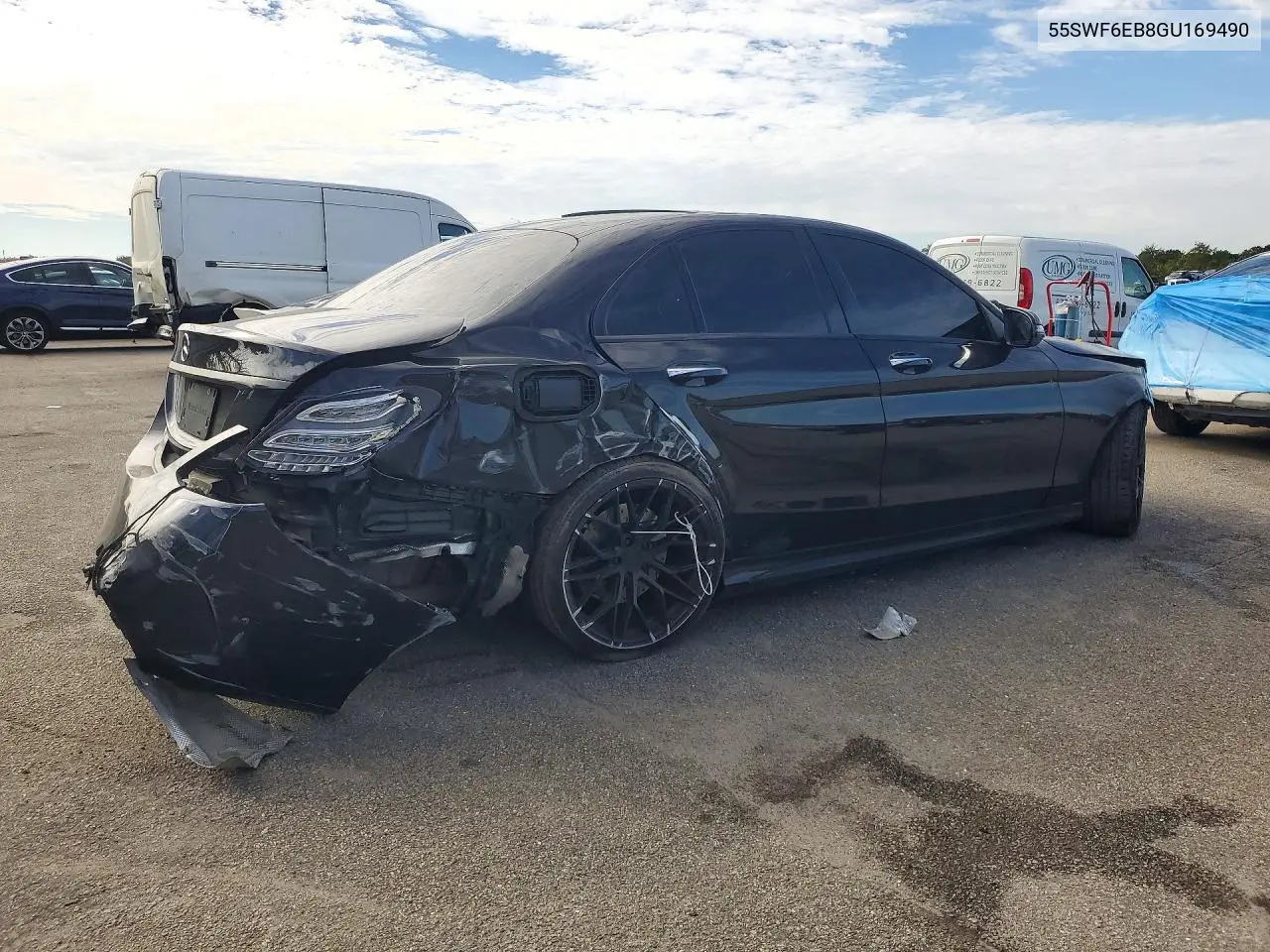 2016 MERCEDES C-KLASSE VIN 55SWF6EB8GU169490 — фото 3