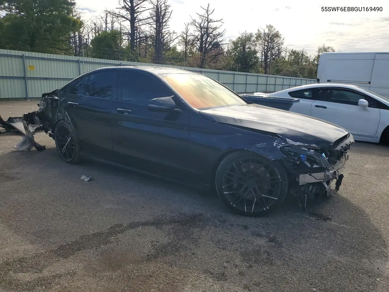 2016 MERCEDES C-KLASSE VIN 55SWF6EB8GU169490 — фото 4