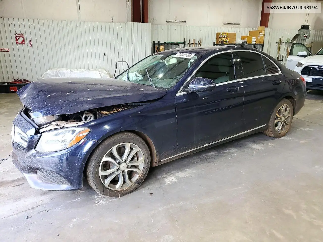 MERCEDES C-KLASSE 2016, VIN 55SWF4JB7GU098194