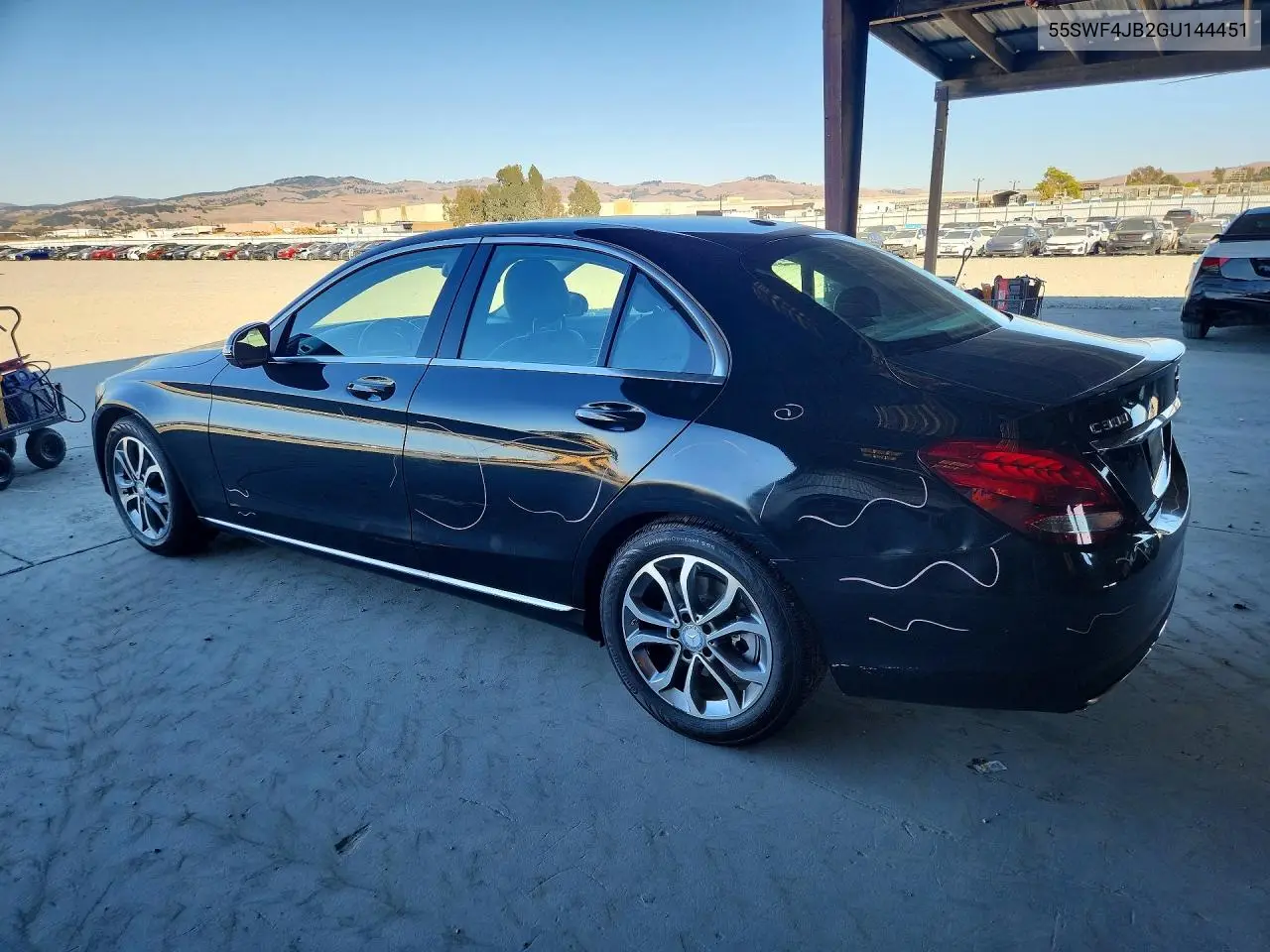 2016 MERCEDES C-KLASSE VIN 55SWF4JB2GU144451 — фото 2
