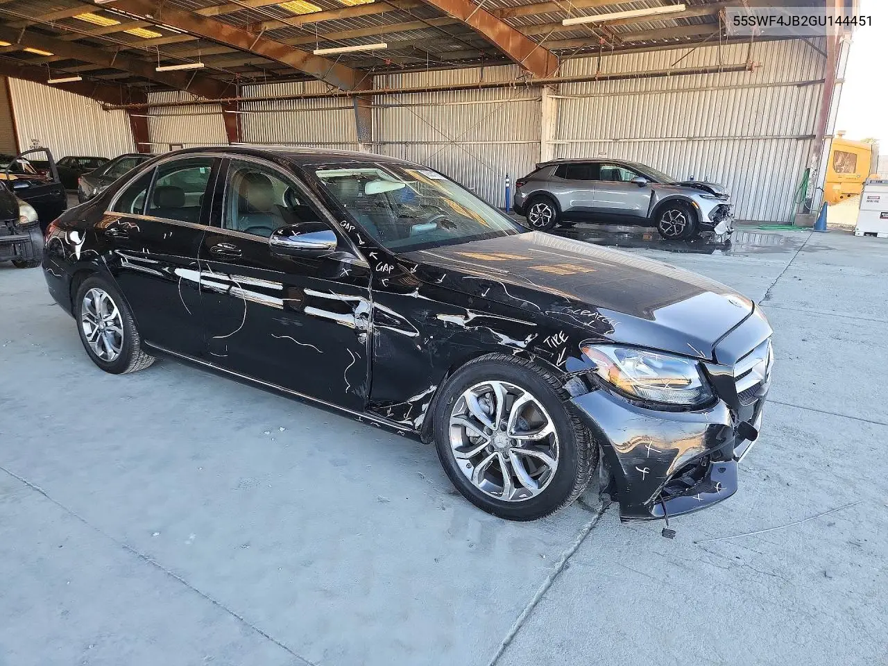2016 MERCEDES C-KLASSE VIN 55SWF4JB2GU144451 — фото 4