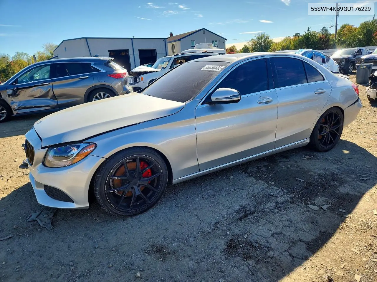 MERCEDES C-KLASSE 2016, VIN 55SWF4KB9GU176229