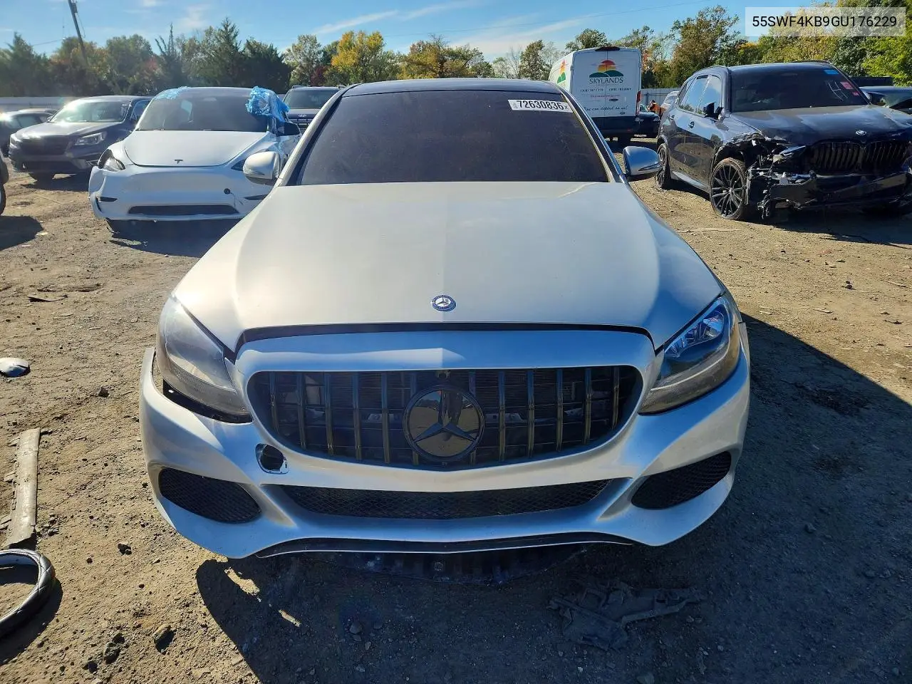 2016 MERCEDES C-KLASSE VIN 55SWF4KB9GU176229 — фото 5