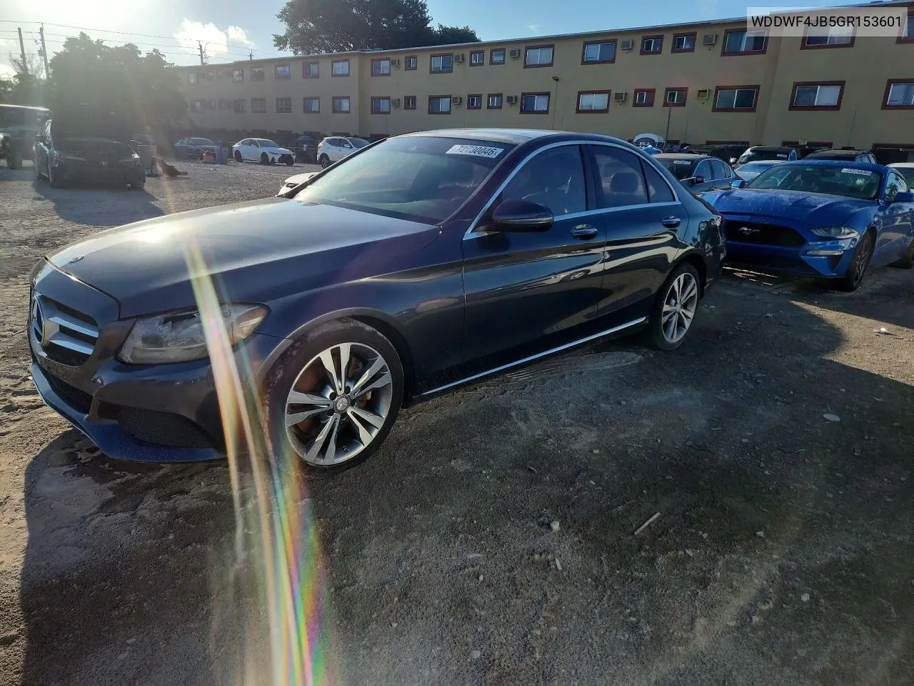MERCEDES C-KLASSE 2016, VIN WDDWF4JB5GR153601