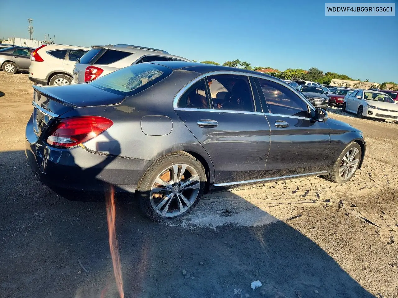 2016 MERCEDES C-KLASSE VIN WDDWF4JB5GR153601 — фото 3