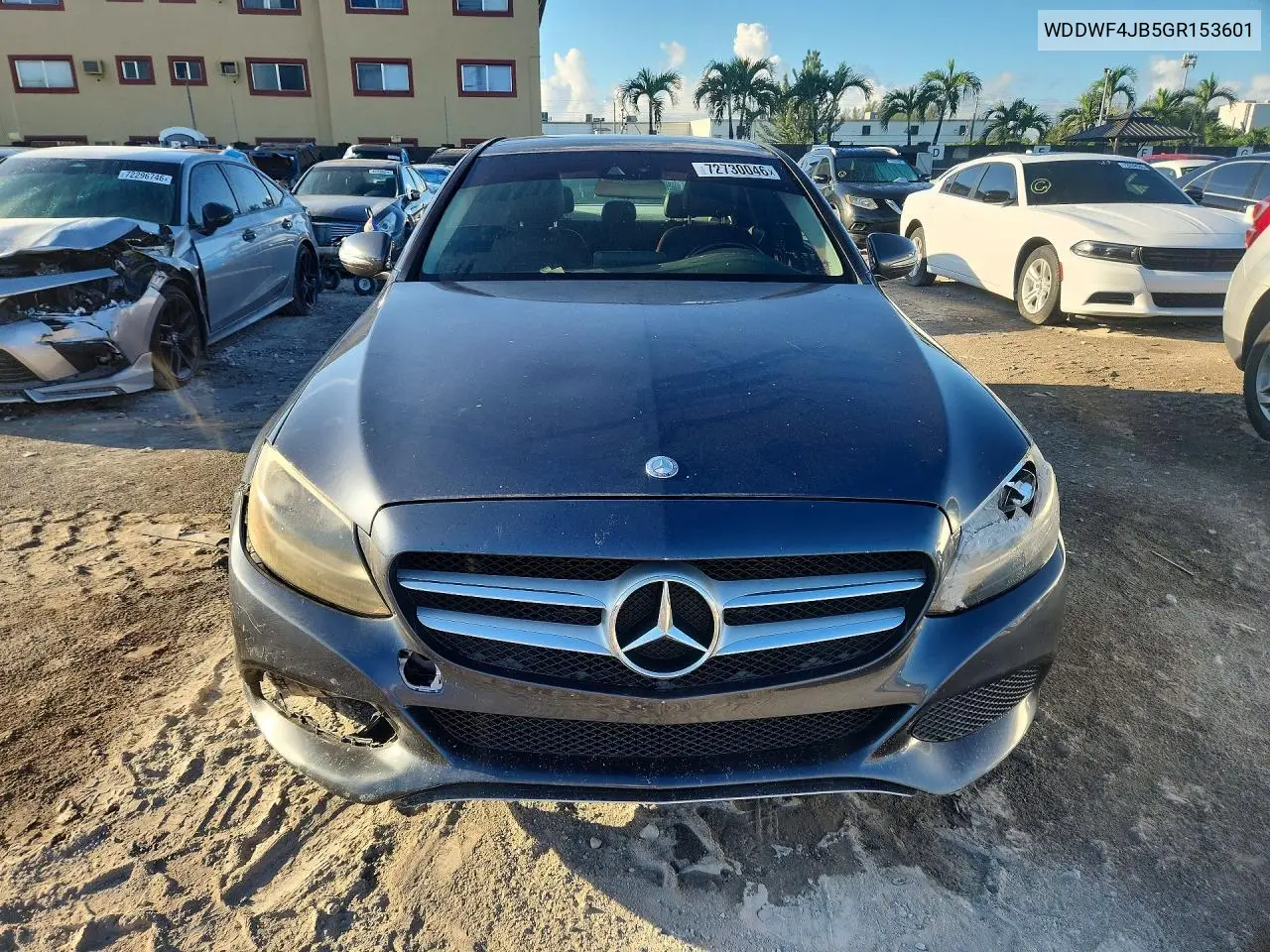 2016 MERCEDES C-KLASSE VIN WDDWF4JB5GR153601 — фото 5
