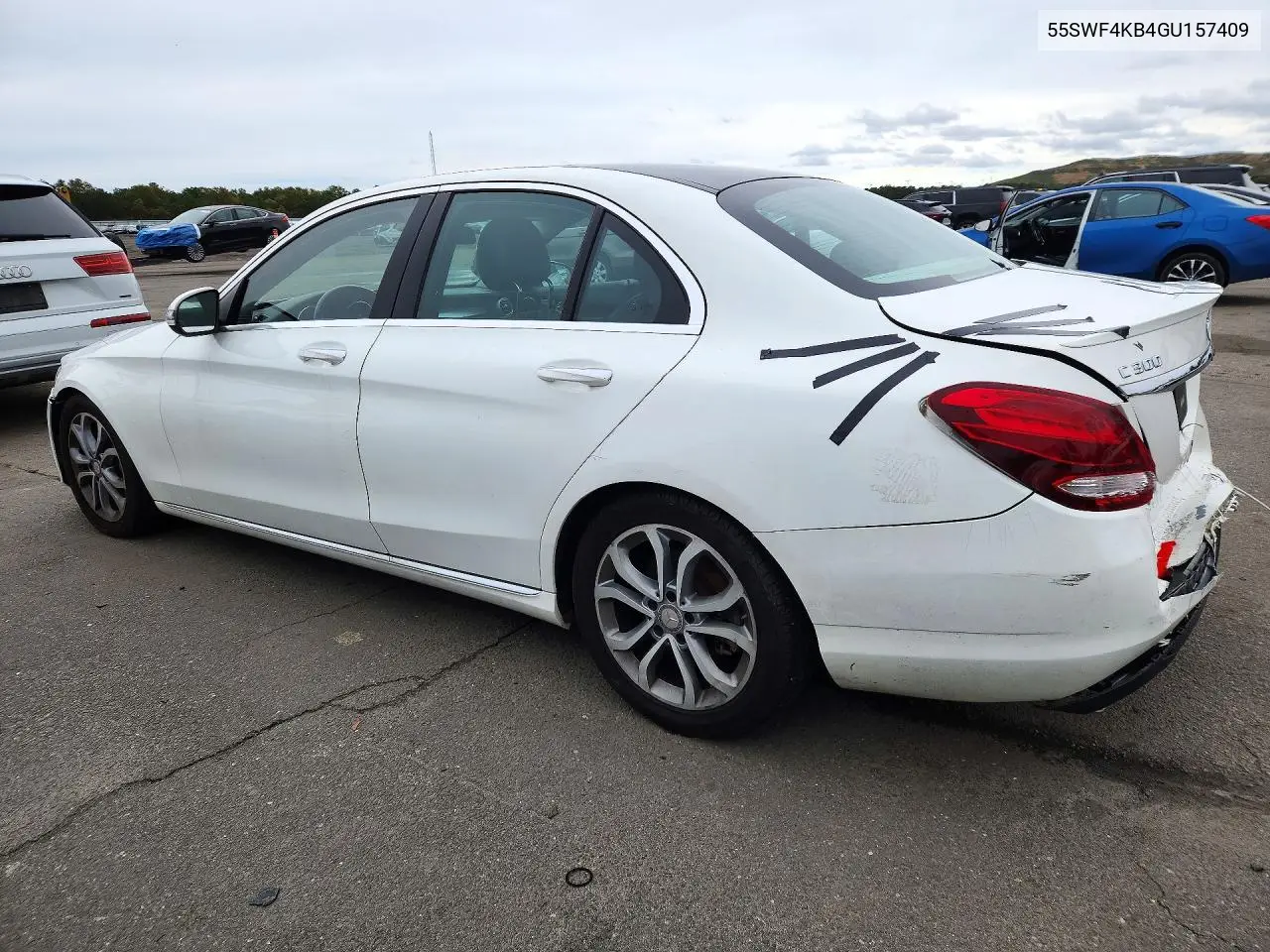 2016 MERCEDES C-KLASSE VIN 55SWF4KB4GU157409 — фото 2