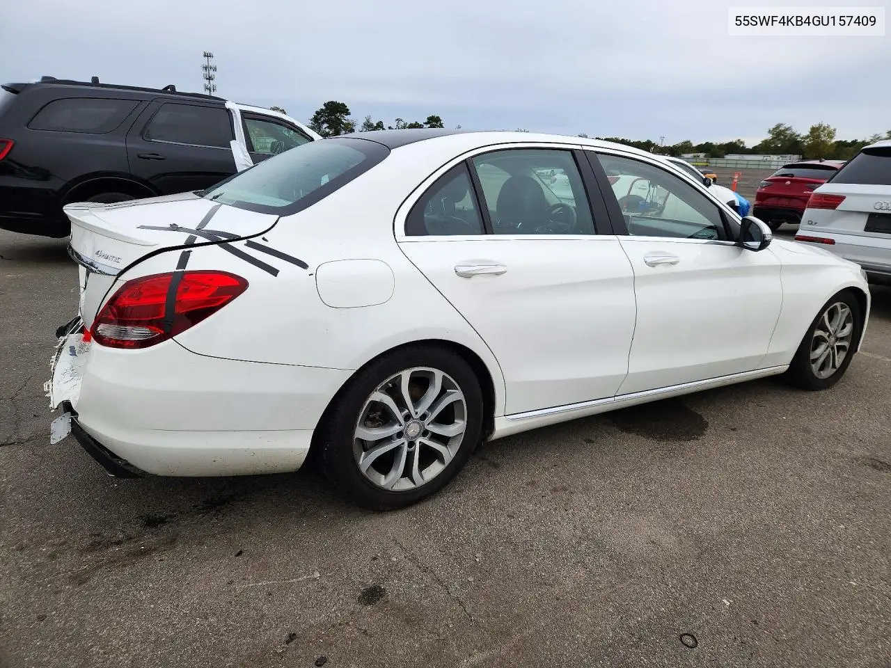 2016 MERCEDES C-KLASSE VIN 55SWF4KB4GU157409 — фото 3