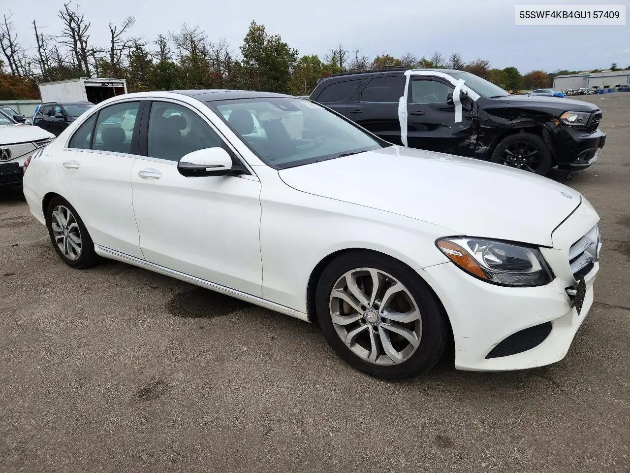 2016 MERCEDES C-KLASSE VIN 55SWF4KB4GU157409 — фото 4
