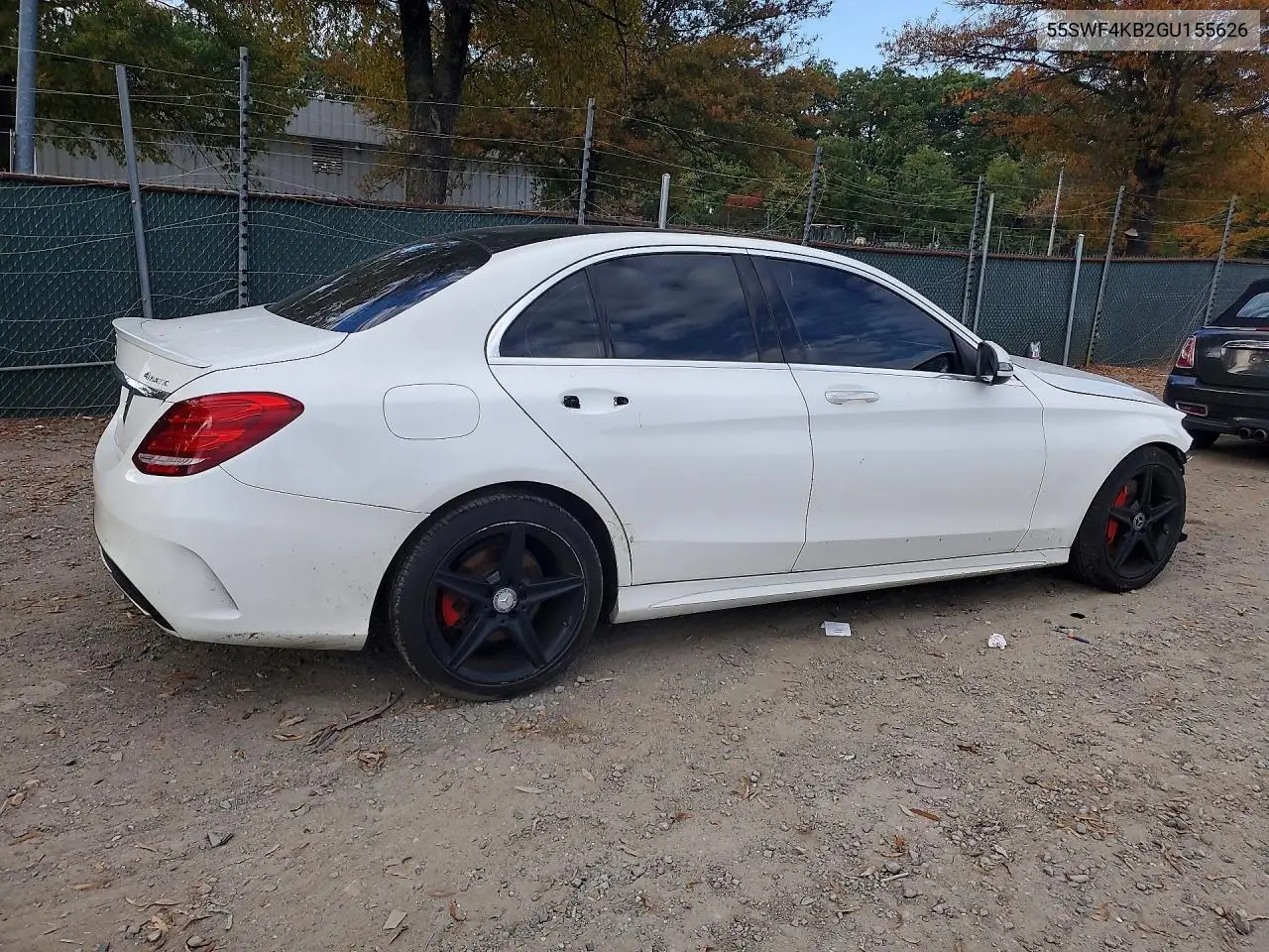 2016 MERCEDES C-KLASSE VIN 55SWF4KB2GU155626 — фото 3