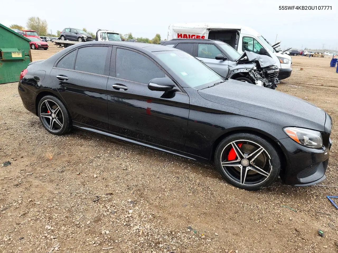 2016 MERCEDES C-KLASSE VIN 55SWF4KB2GU107771 — фото 4