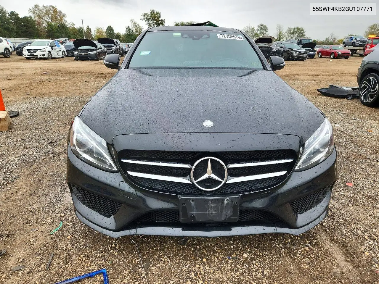 2016 MERCEDES C-KLASSE VIN 55SWF4KB2GU107771 — фото 5