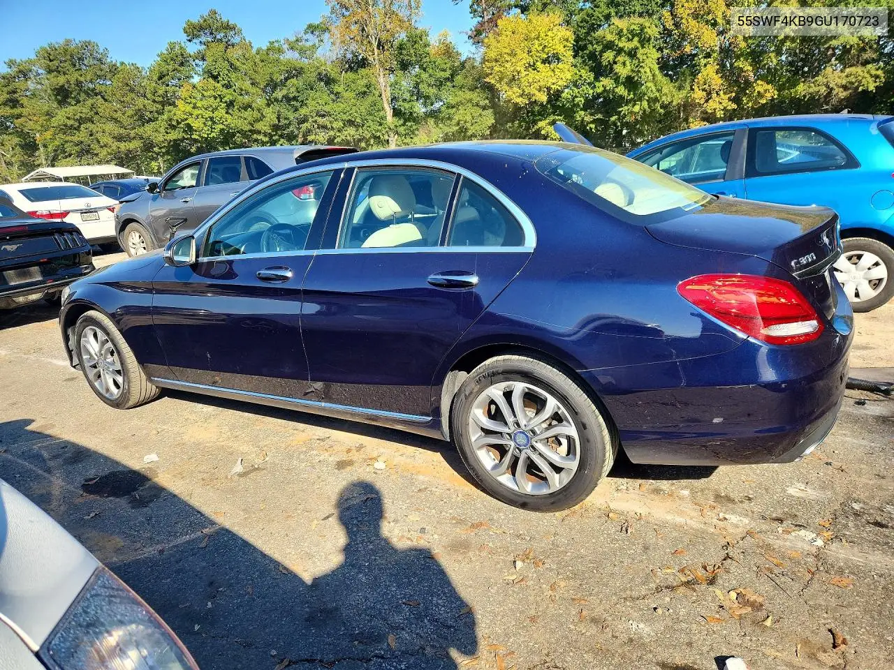 2016 MERCEDES C-KLASSE VIN 55SWF4KB9GU170723 — фото 2