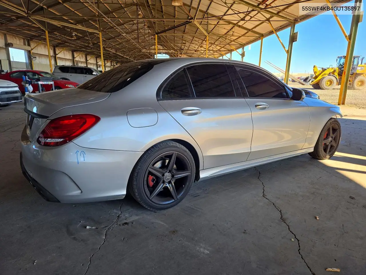 2016 MERCEDES C-KLASSE VIN 55SWF4KB4GU136897 — фото 3
