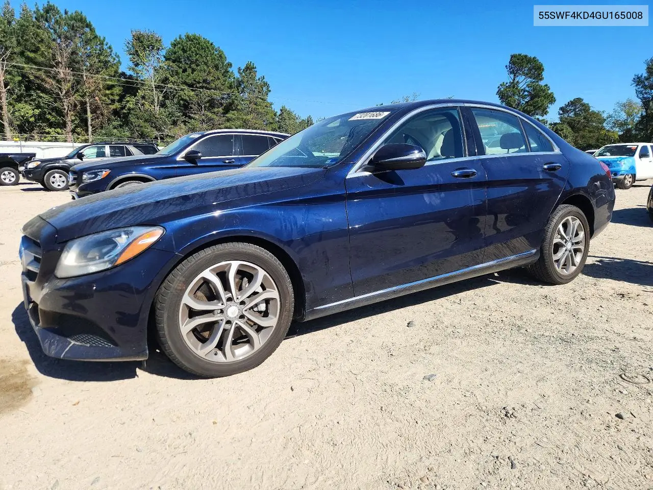 MERCEDES C-KLASSE 2016, VIN 55SWF4KB4GU165008