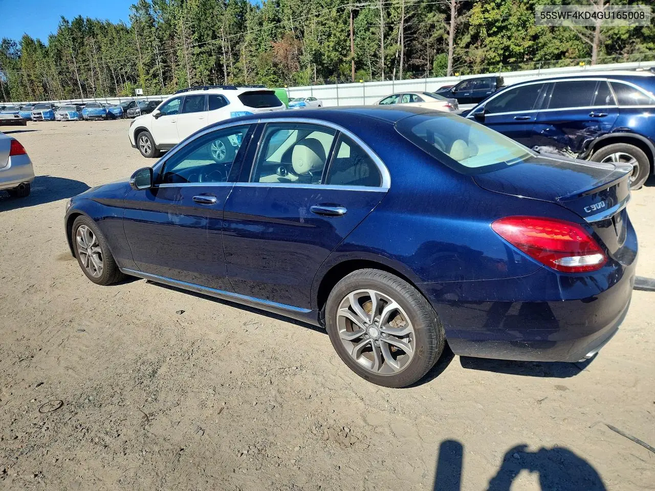 2016 MERCEDES C-KLASSE VIN 55SWF4KB4GU165008 — фото 2