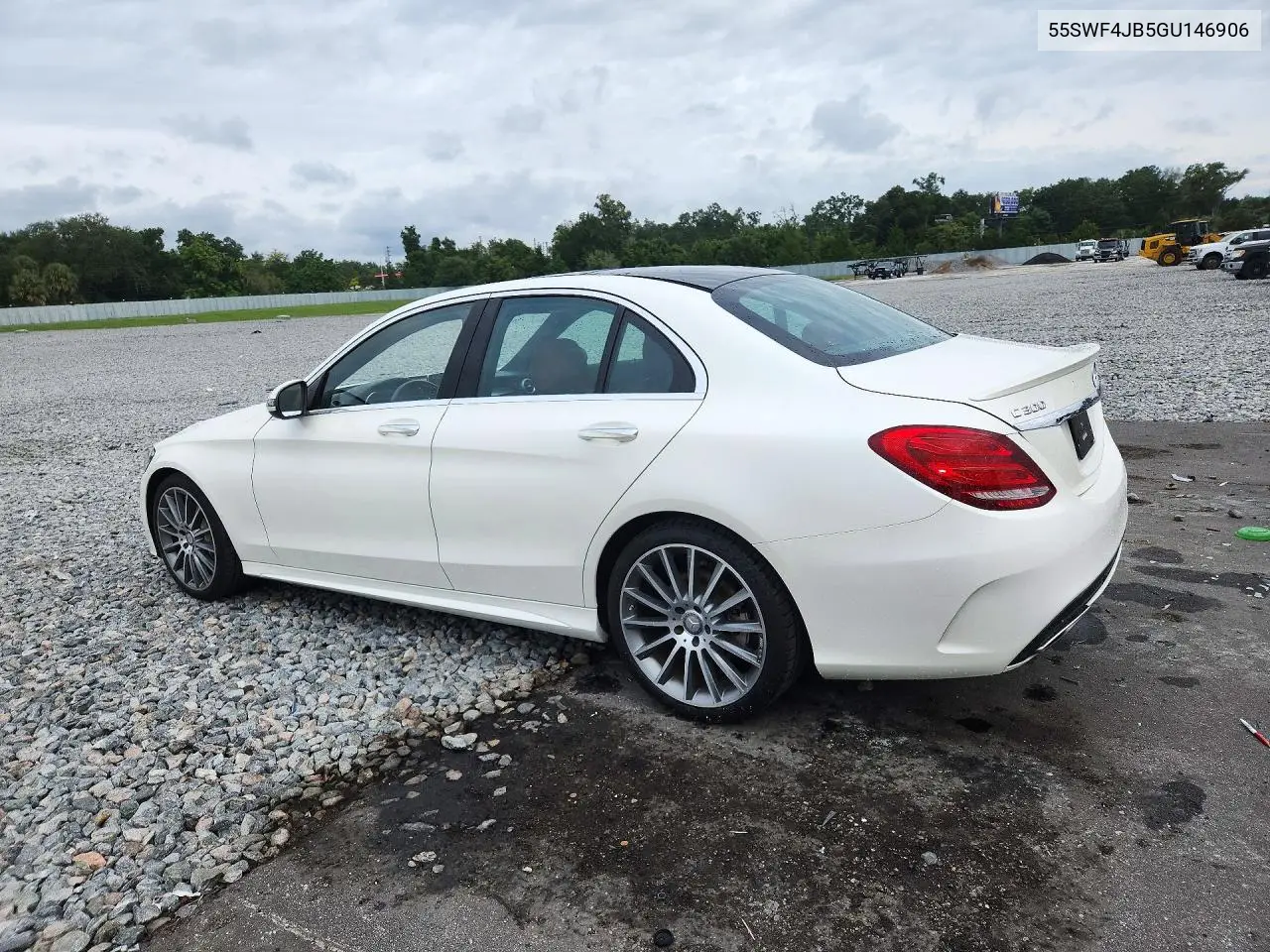2016 MERCEDES C-KLASSE VIN 55SWF4JB5GU146906 — фото 2