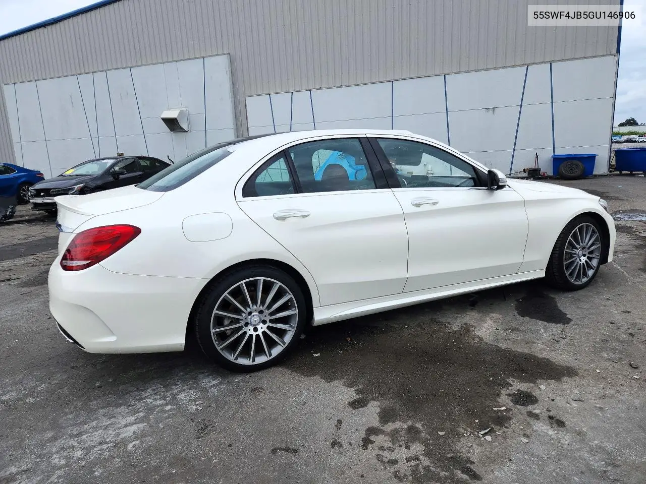2016 MERCEDES C-KLASSE VIN 55SWF4JB5GU146906 — фото 3