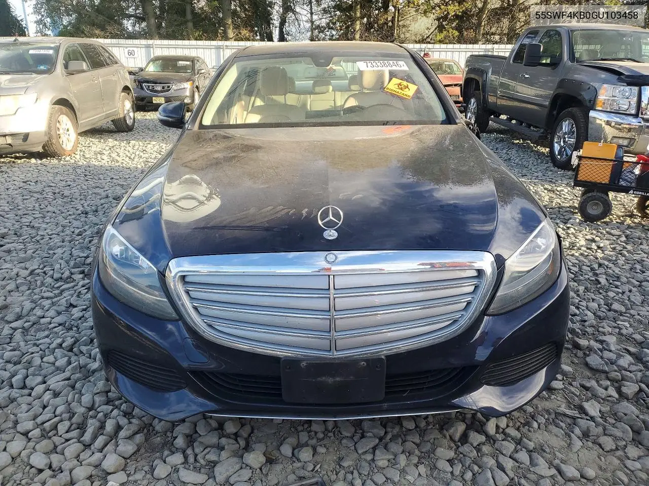 2016 MERCEDES C-KLASSE VIN 55SWF4KB0GU103458 — фото 5