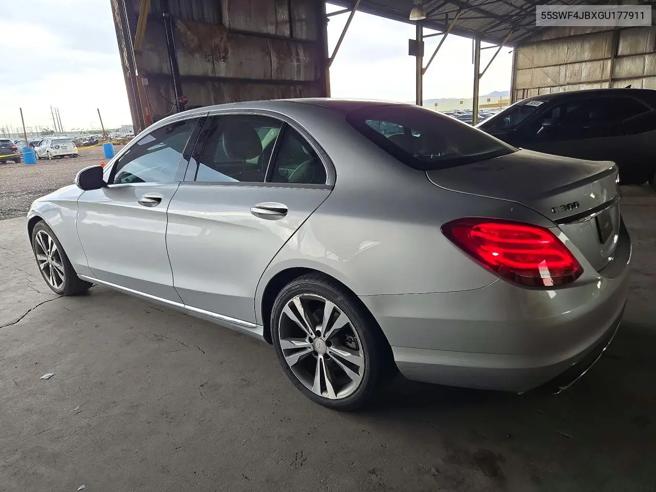 2016 MERCEDES C-KLASSE VIN 55SWF4JBXGU177911 — фото 2
