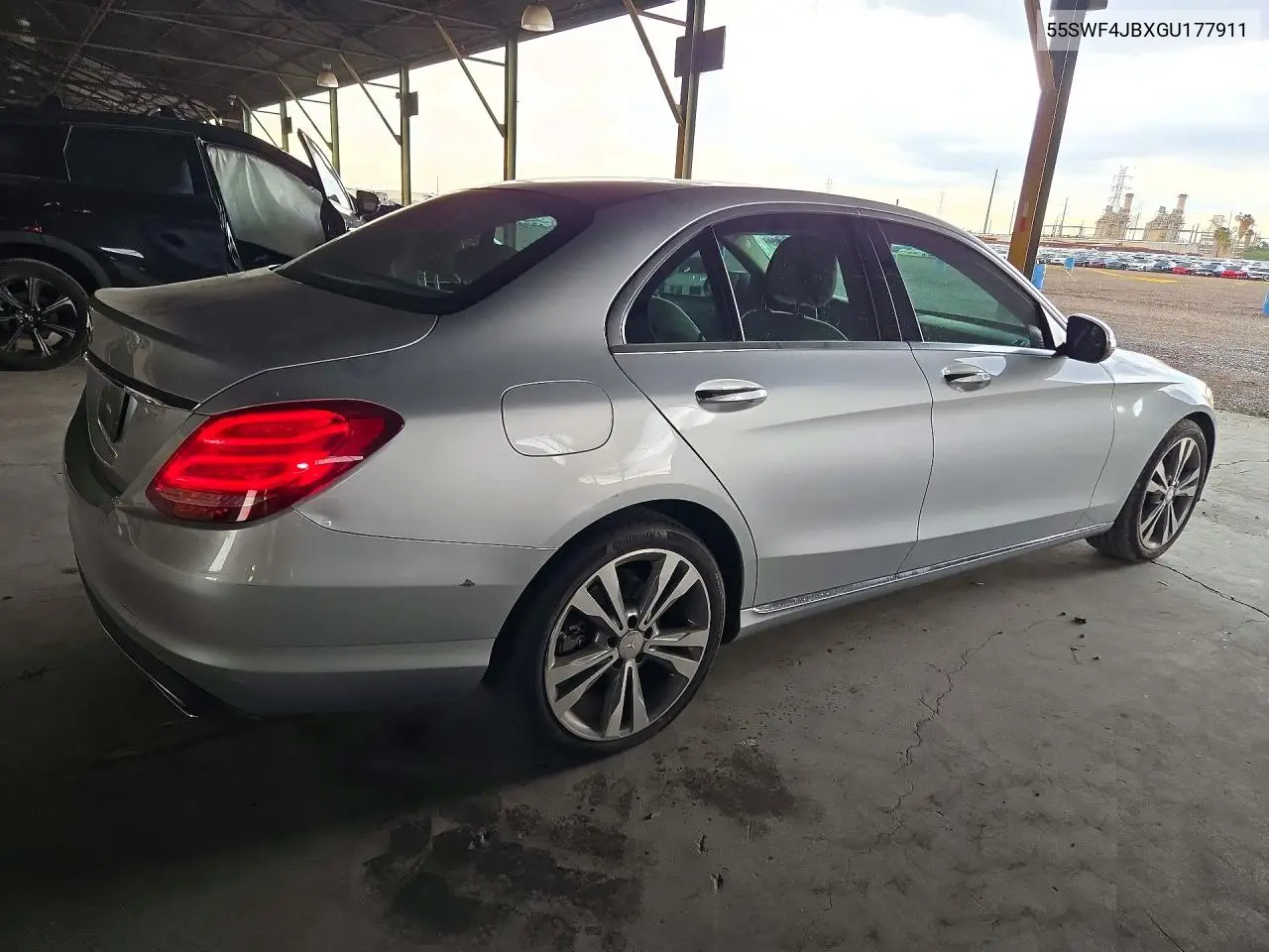 2016 MERCEDES C-KLASSE VIN 55SWF4JBXGU177911 — фото 3