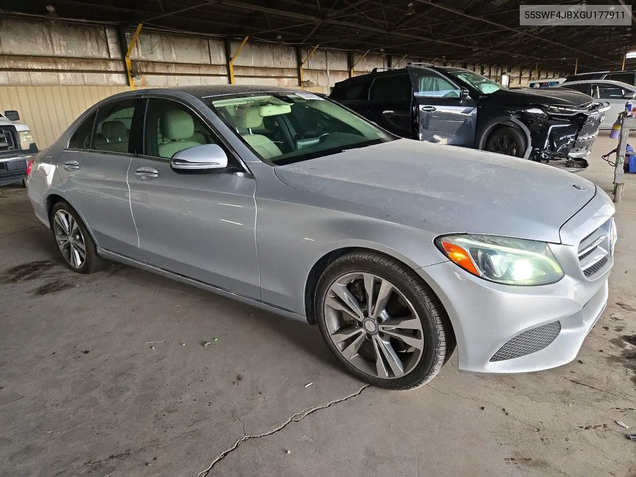 2016 MERCEDES C-KLASSE VIN 55SWF4JBXGU177911 — фото 4