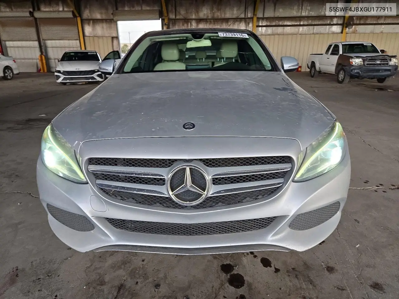 2016 MERCEDES C-KLASSE VIN 55SWF4JBXGU177911 — фото 5