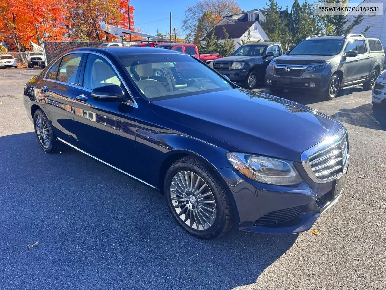 MERCEDES C-KLASSE 2016, VIN 55SWF4KB7GU167531