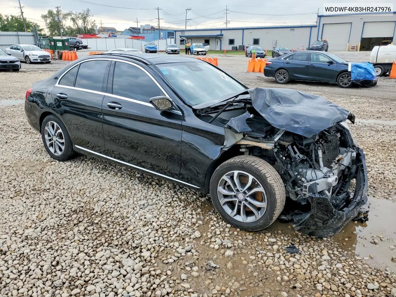 2017 MERCEDES C-KLASSE VIN WDDWF4KB3HR247976 — фото 4