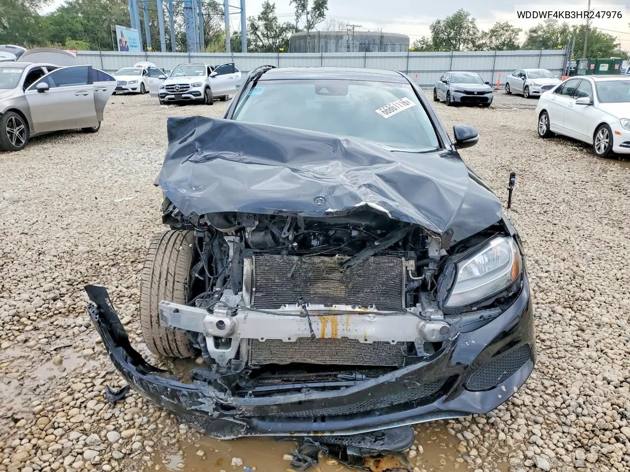 2017 MERCEDES C-KLASSE VIN WDDWF4KB3HR247976 — фото 5