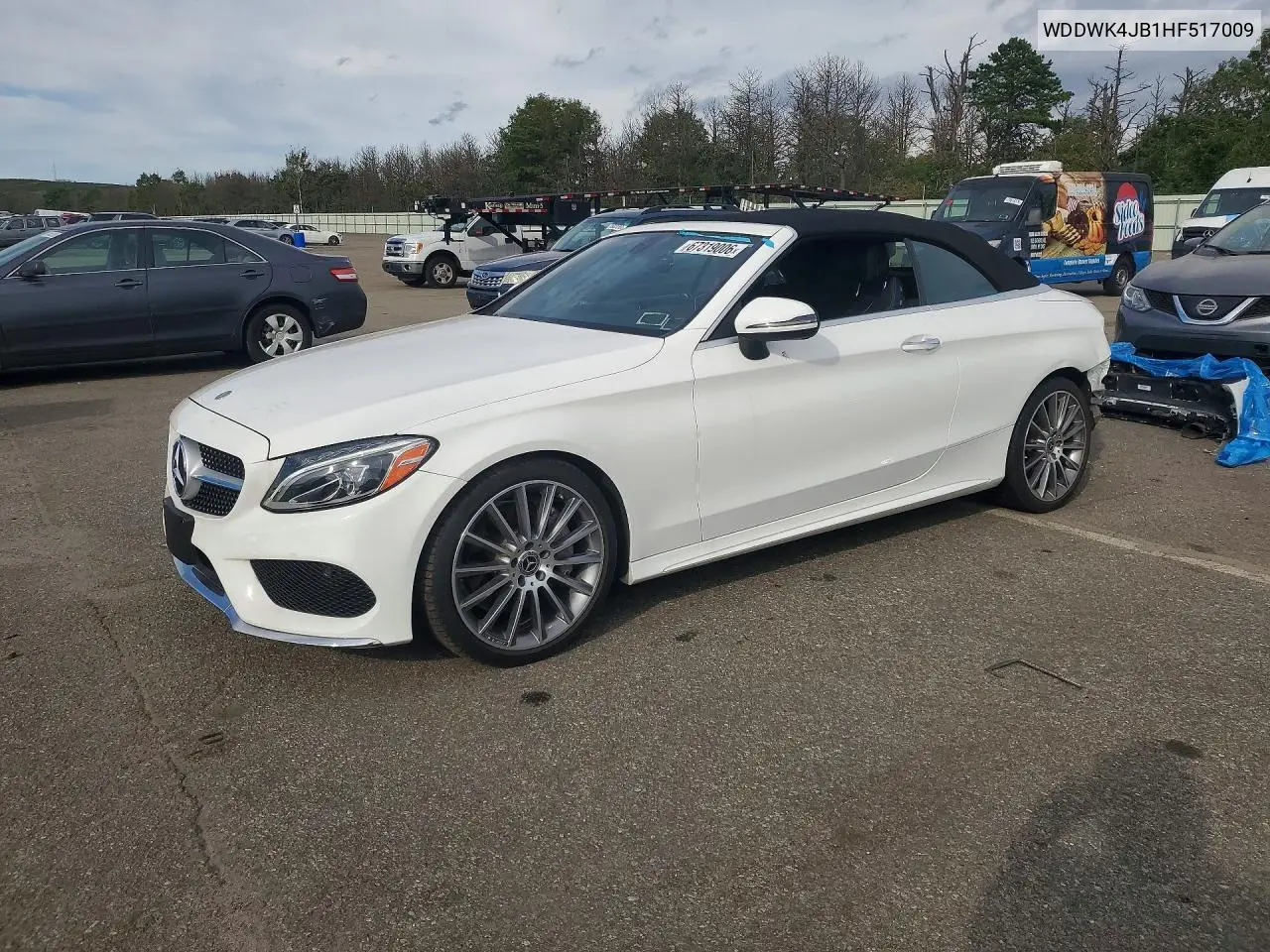 MERCEDES C-KLASSE 2017, VIN WDDWK4JB1HF517009