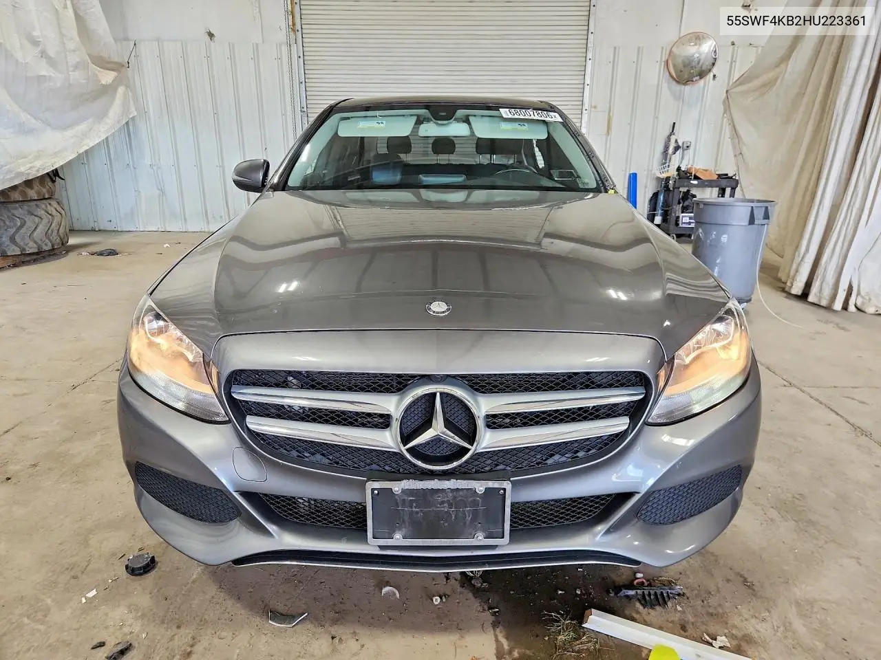 2017 MERCEDES C-KLASSE VIN 55SWF4KB2HU223361 — фото 5
