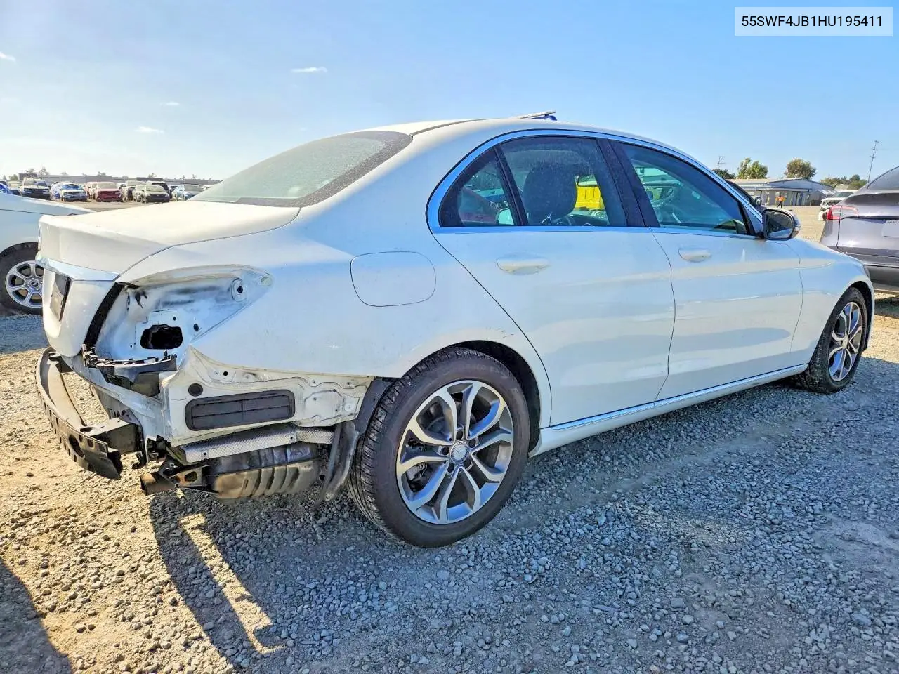 2017 MERCEDES C-KLASSE VIN 55SWF4JB1HU195411 — фото 3