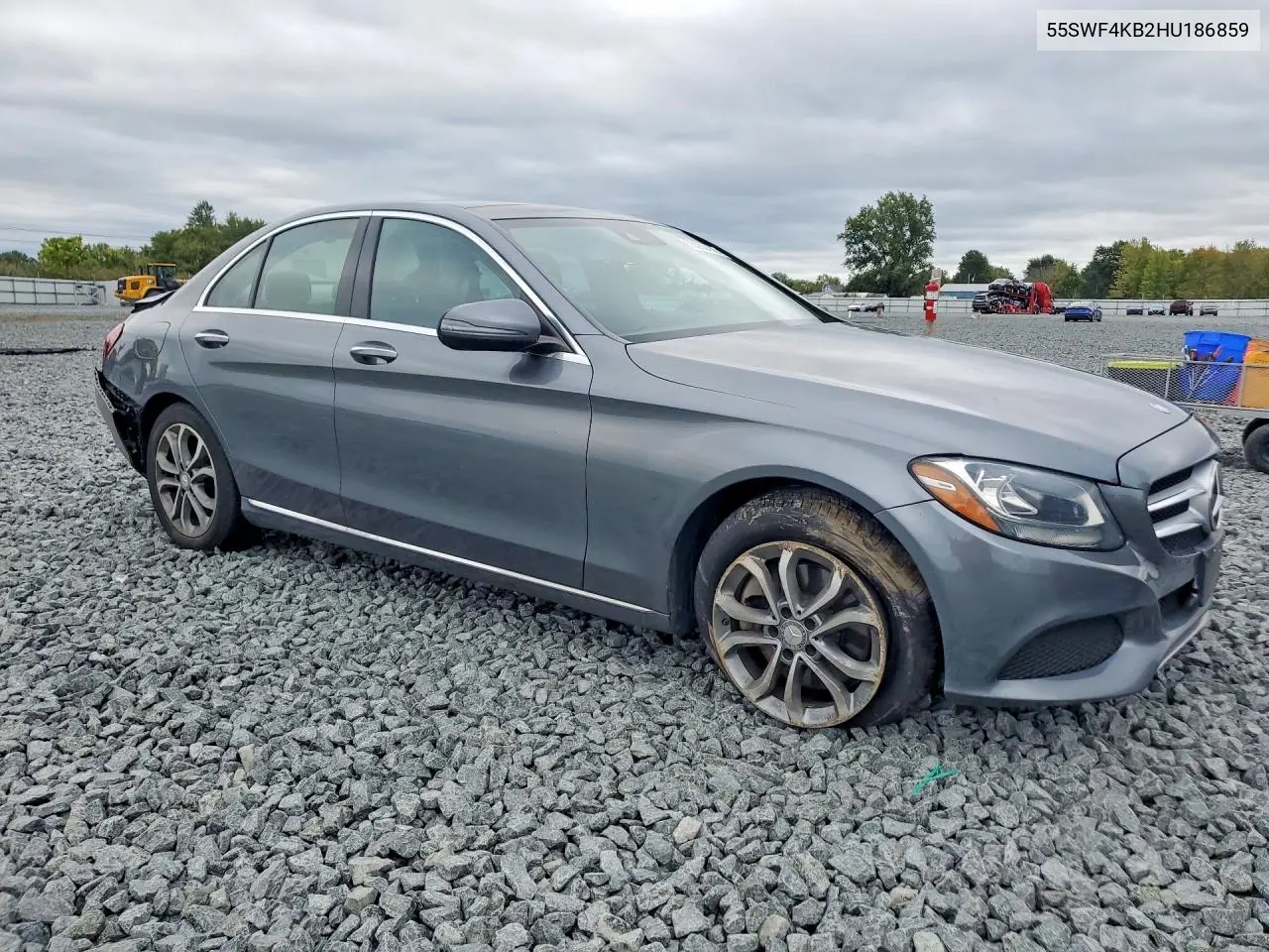 2017 MERCEDES C-KLASSE VIN 55SWF4KB2HU186859 — фото 4