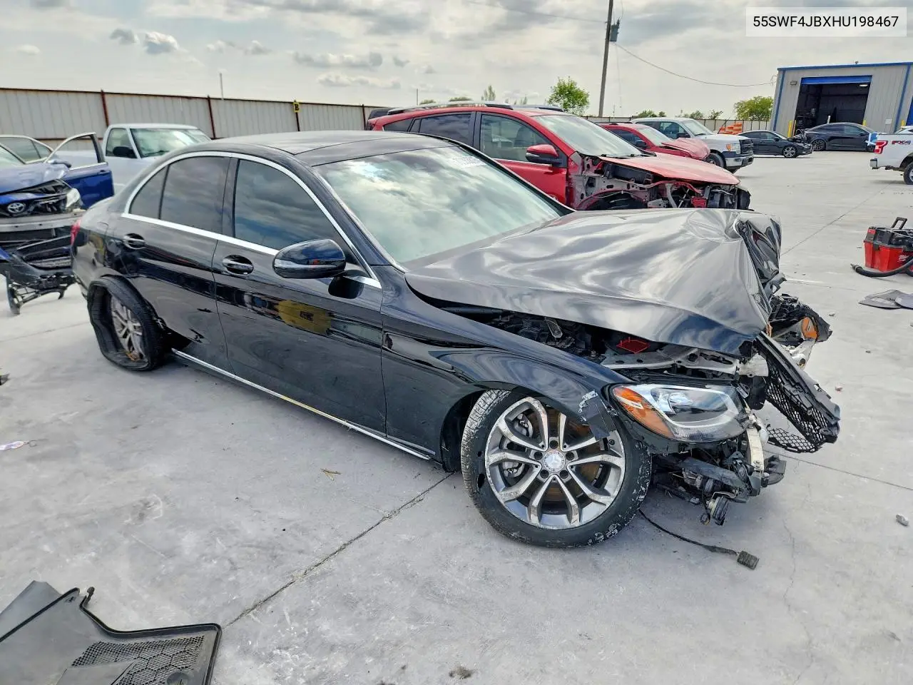 2017 MERCEDES C-KLASSE VIN 55SWF4JBXHU198467 — фото 4