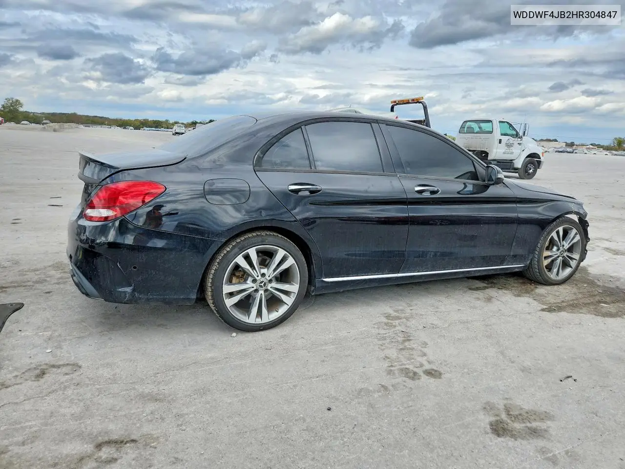 2017 MERCEDES C-KLASSE VIN WDDWF4JB2HR304847 — фото 3