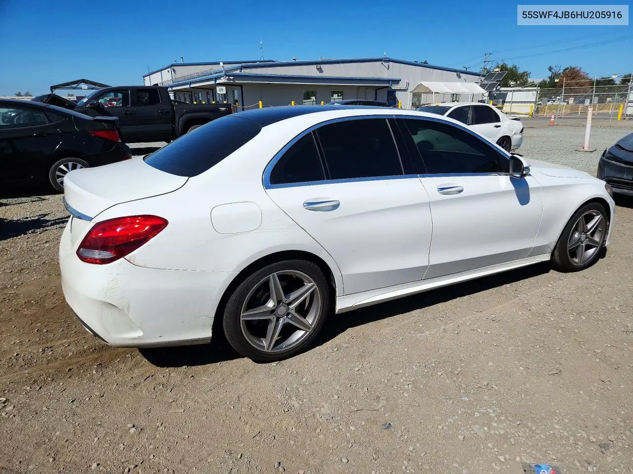 2017 MERCEDES C-KLASSE VIN 55SWF4JB6HU205916 — фото 3