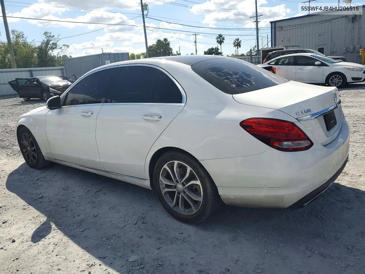 2017 MERCEDES C-KLASSE VIN 55SWF4JB4HU206515 — фото 2