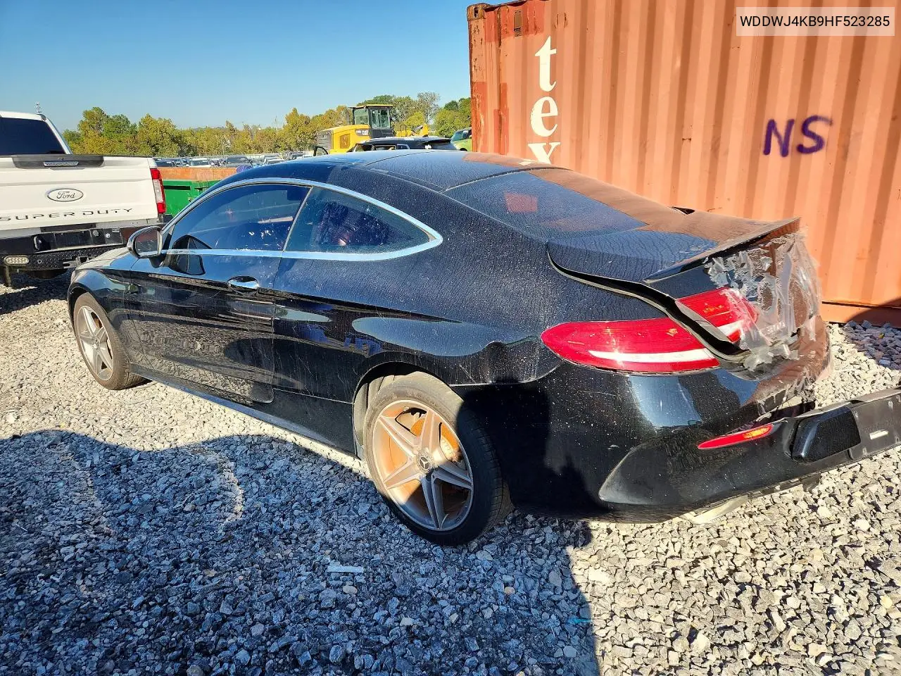 2017 MERCEDES C-KLASSE VIN WDDWJ4KB9HF523285 — фото 2