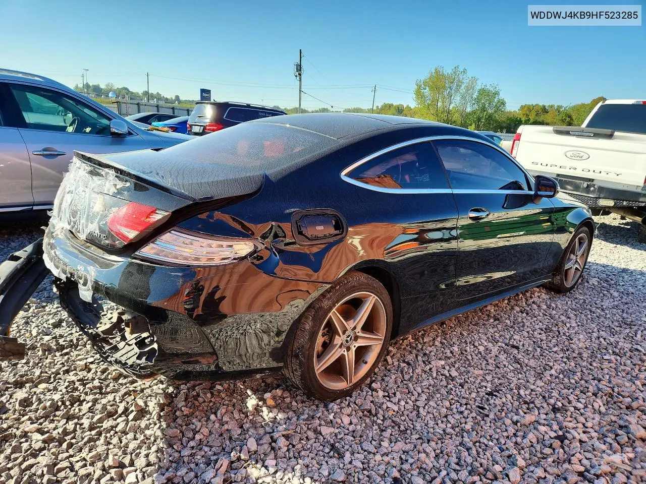 2017 MERCEDES C-KLASSE VIN WDDWJ4KB9HF523285 — фото 3